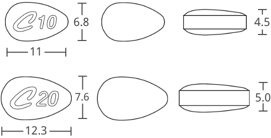 シアリスの外形